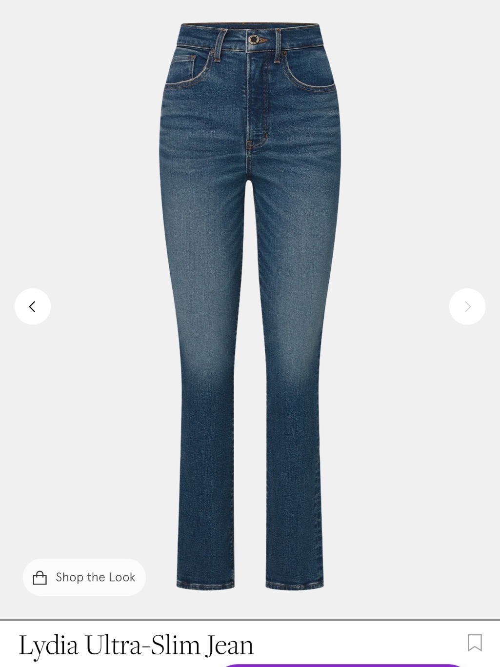 Veronica Beard Midnight Wash High-Rise Skinny Jeans
